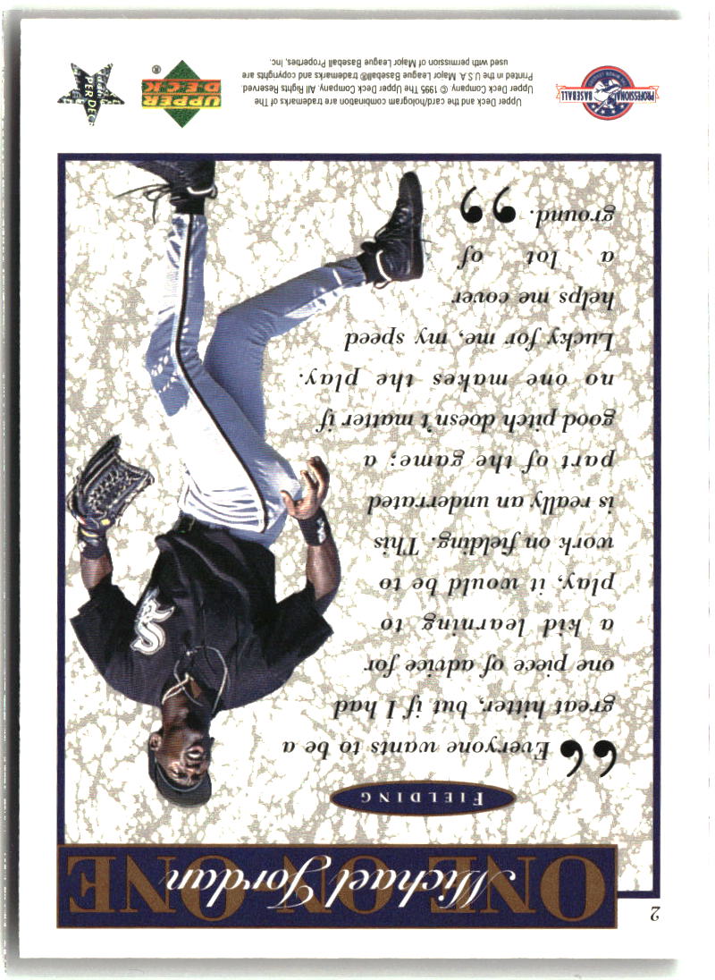 Michael Jordan 1995 Upper Deck Minor League Michael Jordan One On One #2
