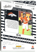 Bo Nix 2024 Panini Absolute Retail #112
