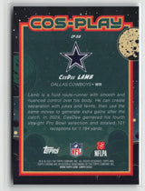 CeeDee Lamb 2025 Topps Chrome Cosmic Cos-Play #CP-20