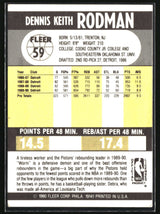Dennis Rodman 1990-91 Fleer #59