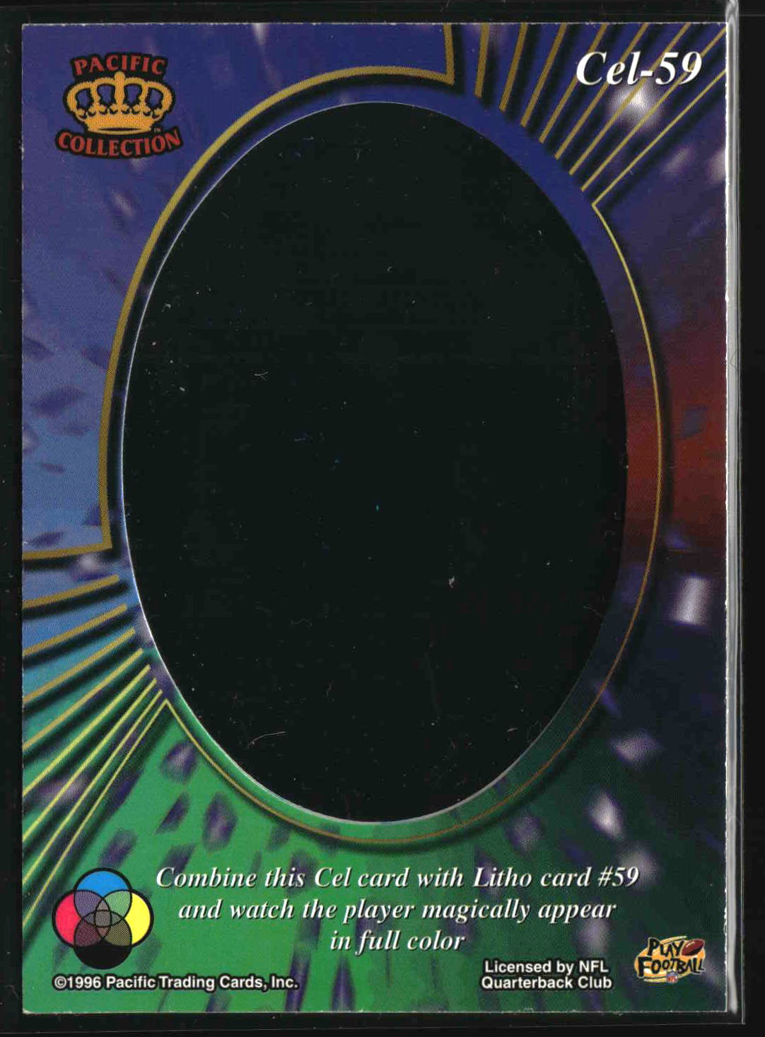 Warren Moon 1996 Pacific Litho-Cel Bronze-Cels #Cel-59