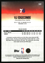 VJ Edgecombe 2025-26 Topps Signature Class #147