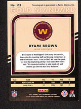 Dyami Brown 2021 Panini Gold Standard Rookies Autographs #128 #/149