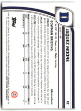 Jaquez Moore 2024 Bowman University Chrome #92