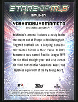 Yoshinobu Yamamoto 2024 Topps Stars of MLB #SMLB-57