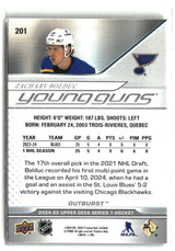 Zachary Bolduc 2024-25 Upper Deck Outburst Silver #201