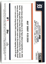 Jackson Jobe 2025 Topps Update #US193