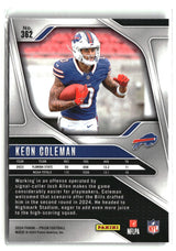 Keon Coleman 2024 Panini Prizm #362