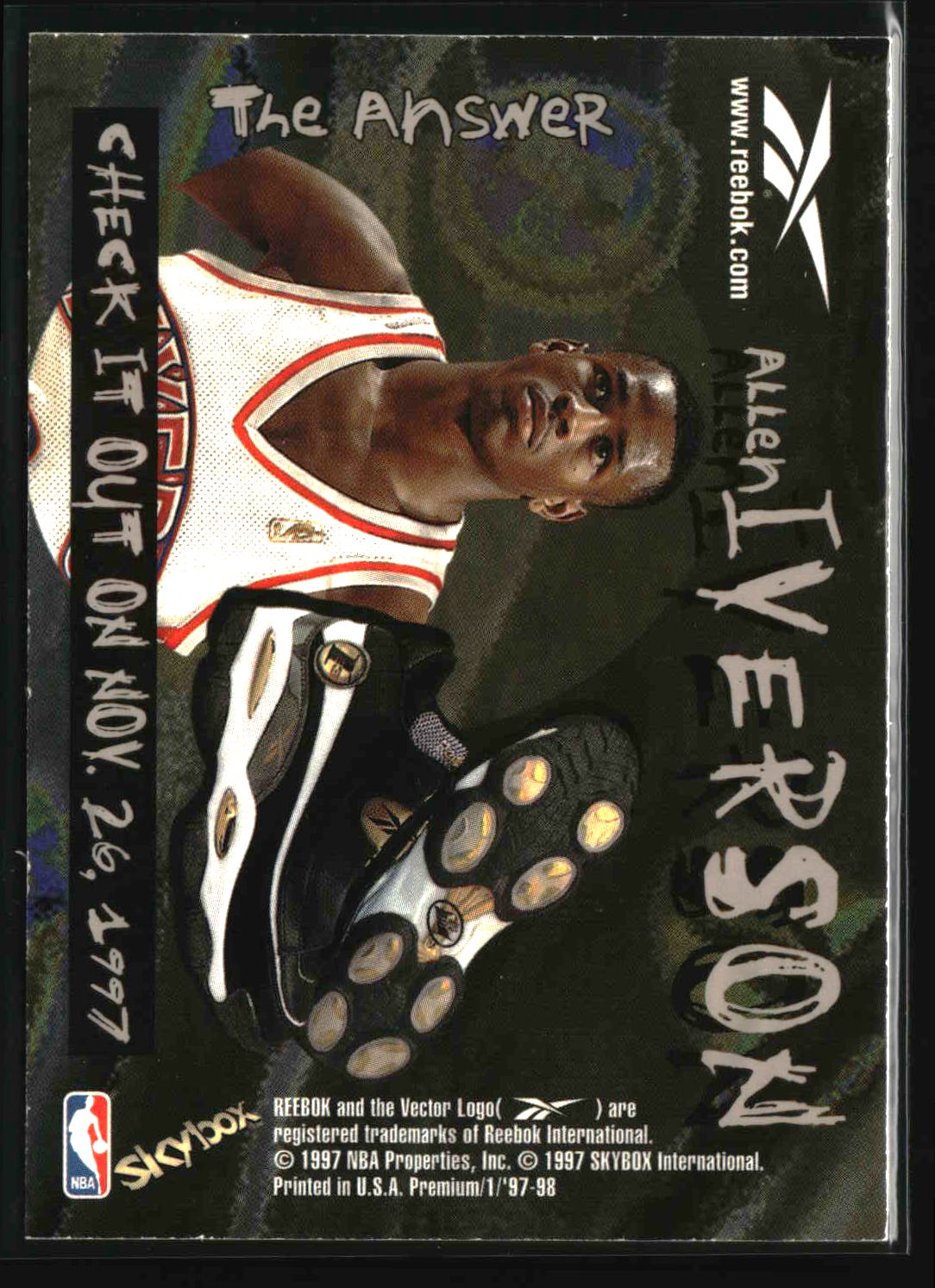 Allen Iverson 1997-98 SkyBox Premium #NNO