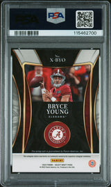 Bryce Young 2022 Panini Select Draft Picks X-Factor Signatures #XBYO PSA 9