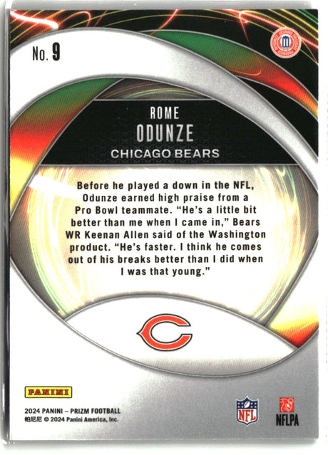 Rome Odunze 2024 Panini Prizm Portals #9