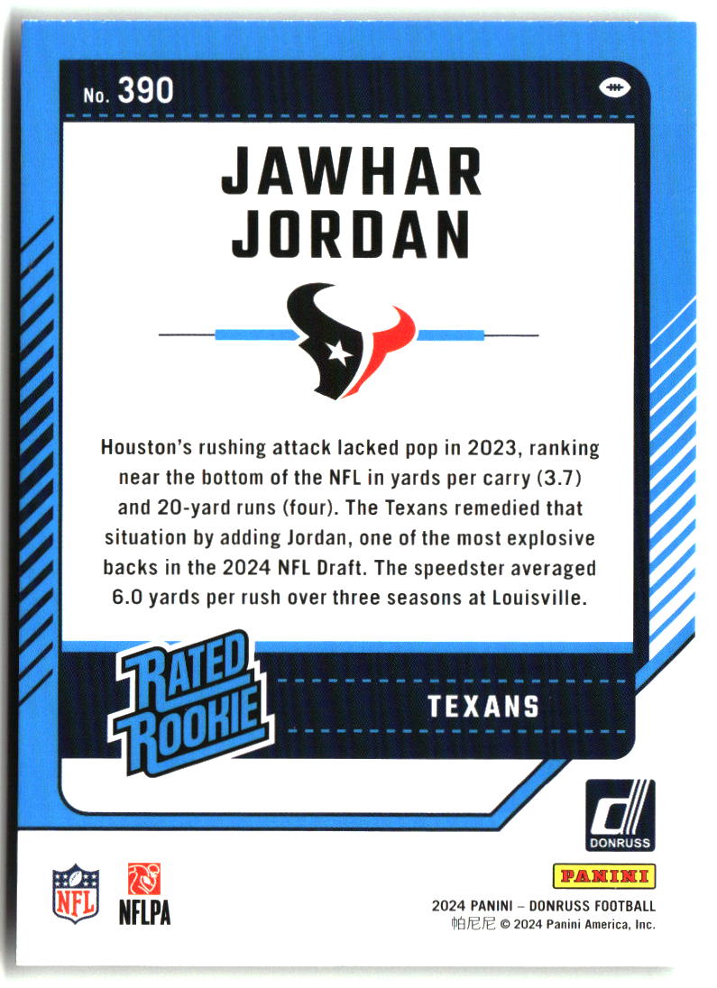 Jawhar Jordan 2024 Donruss #390