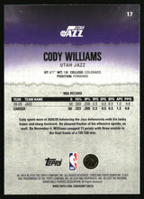 Cody Williams 2025-26 Topps Signature Class #17