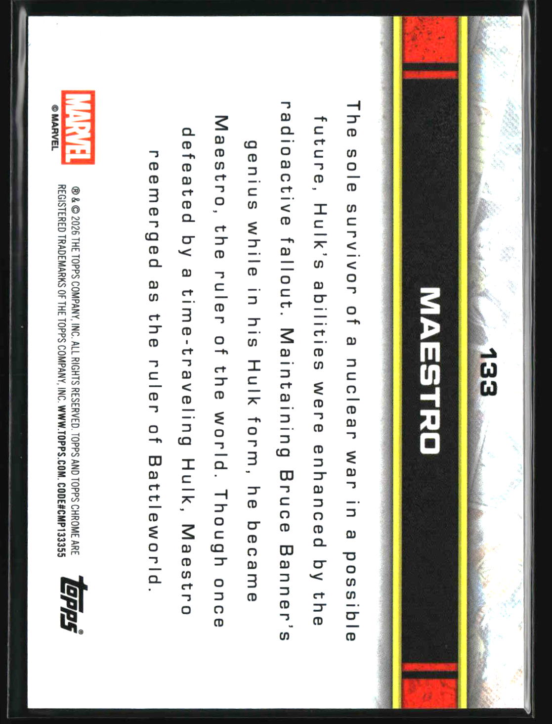 Maestro 2026 Topps Chrome Marvel Comics #133