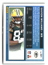 Savion Williams 2025 Donruss Optic #221