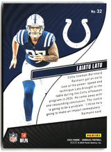 Laiatu Latu 2024 Donruss Rookie Revolution #32