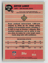 Bryce Lance 2026 Topps Flagship 1991 Topps Football Rookies #91TR-32