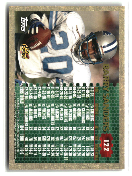 Barry Sanders 1996 Topps #122