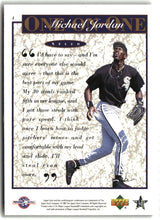 Load image into Gallery viewer, Michael Jordan 1995 Upper Deck Minor League Michael Jordan One On One #4
