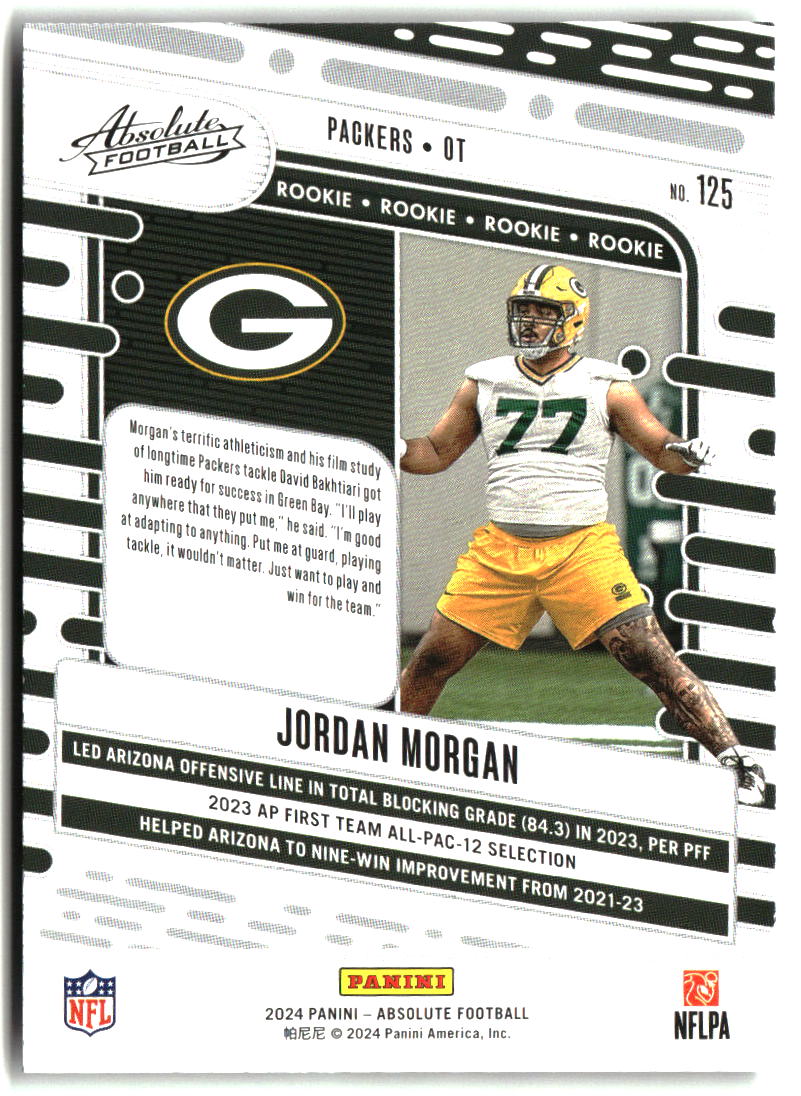 Jordan Morgan 2024 Panini Absolute Retail #125