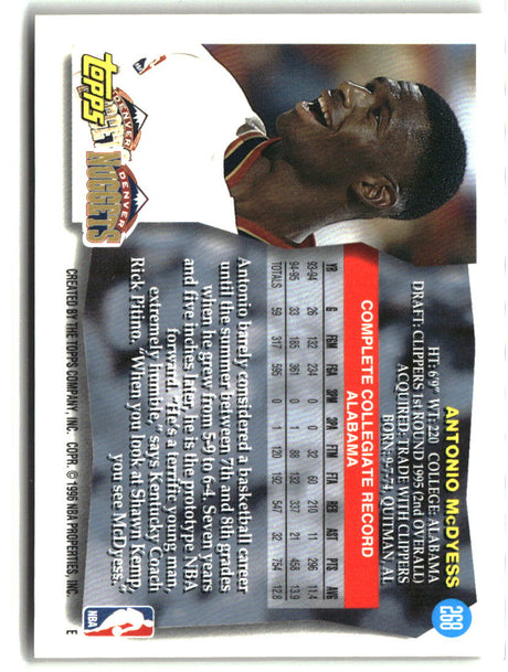 Antonio McDyess 1995-96 Topps #268