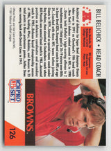 Bill Belichick 1991 Pro Set #126
