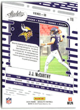 J.J. McCarthy 2024 Panini Absolute Retail #110