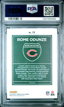 Load image into Gallery viewer, Rome Odunze 2024 Panini Donruss Optic Downtown! #15 PSA 10
