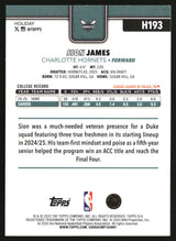 Sion James 2025-26 Topps Holiday #H193