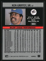 Ken Griffey, Sr. 1991 Leaf #503
