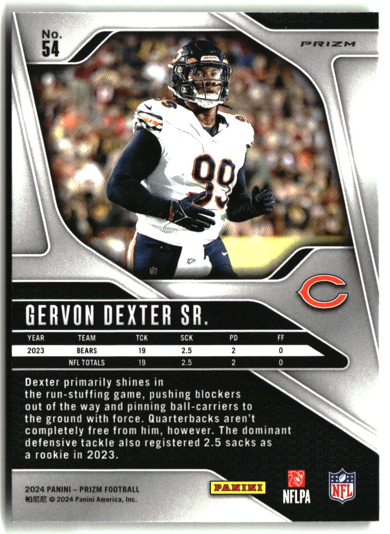 Gervon Dexter Sr. 2024 Panini Prizm Neon Green Pulsar #54