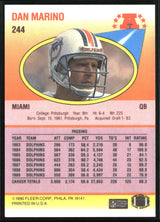 Dan Marino 1990 Fleer #244