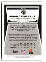 Brian Thomas Jr. 2025 Topps Chrome 1975 Topps #1975-16