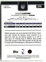 Nique Clifford 2025-26 Topps Chrome #274