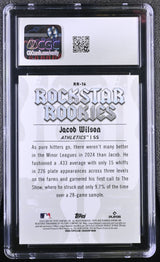 Jacob Wilson 2025 Bowman Rockstar Rookies #RR-16 CGC Authentic
