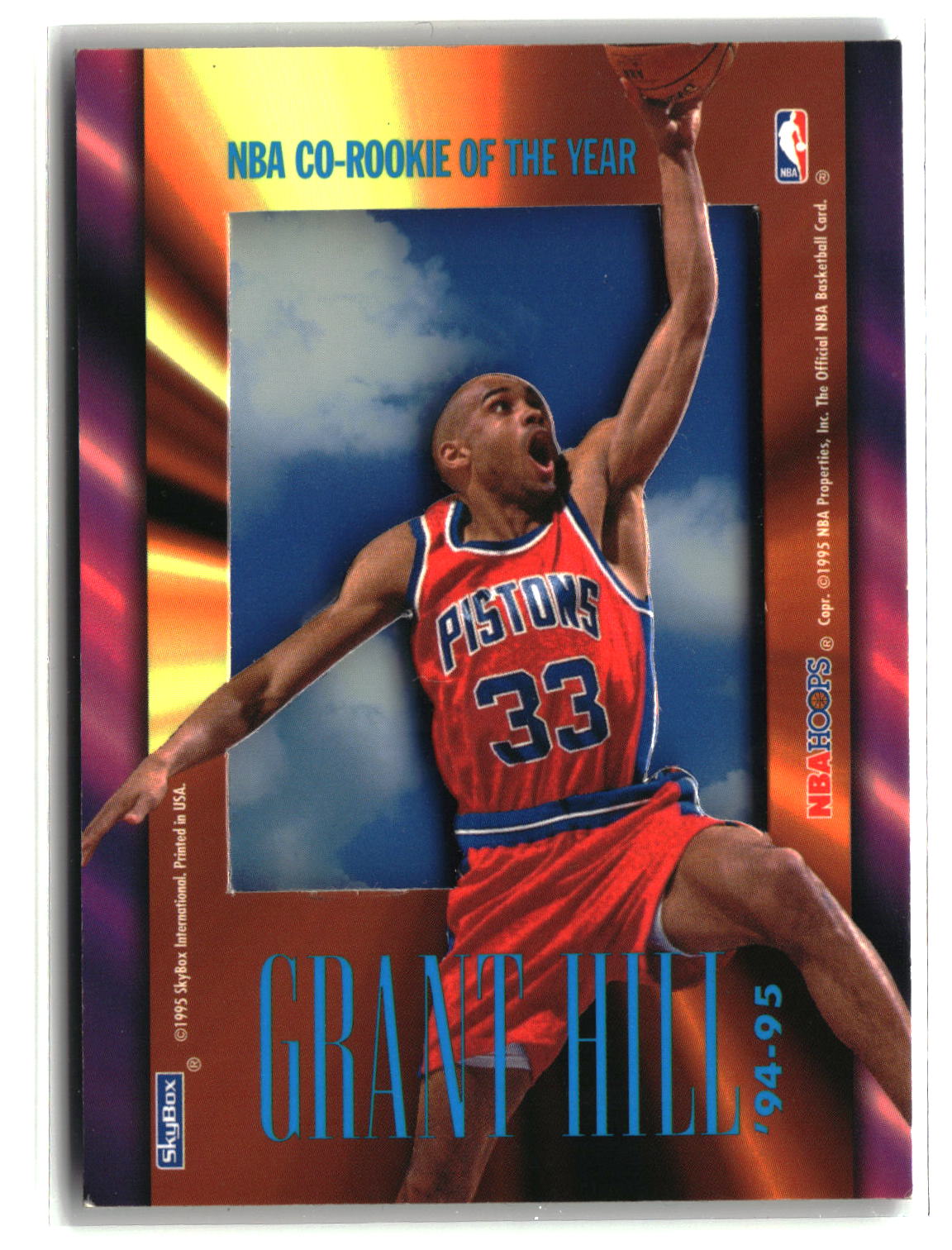 Grant Hill 1995-96 Hoops Grant Hill NBA Co-Rookie of the Year Tribute #NNO