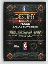 Cooper Flagg 2025-26 Topps Chrome Destiny #D-1