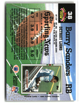 Barry Sanders 1992 Stadium Club #38