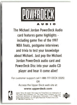 Introducing PowerDeck Audio 1997-98 Upper Deck #NNO