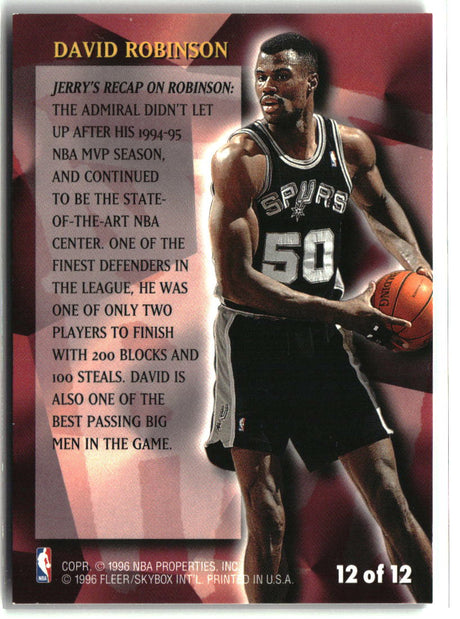 David Robinson 1996-97 Fleer Stackhouse's All-Fleer #12