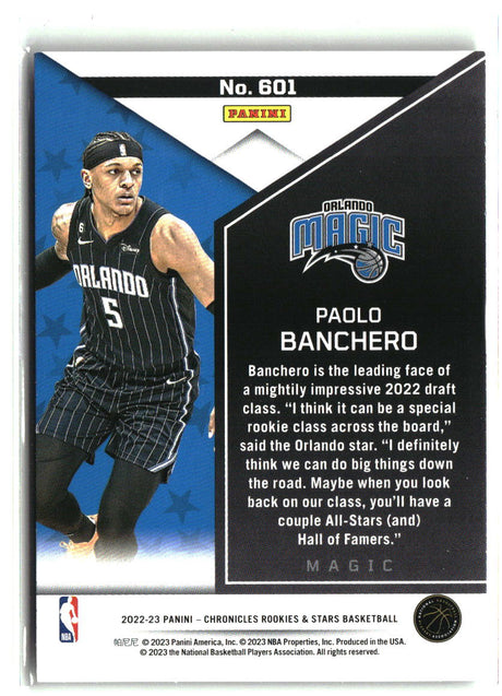 Paolo Banchero 2022-23 Panini Chronicles #601