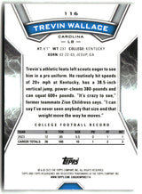 Trevin Wallace 2024 Topps Resurgence White Surge #116 #/125