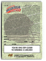 Barry Sanders 1997 Fleer Million Dollar Moments Game Cards #4