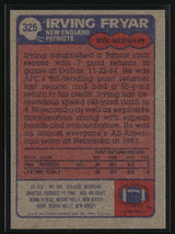 Irving Fryar 1985 Topps #325