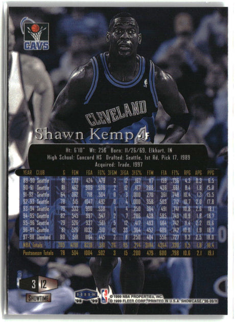 Shawn Kemp 1998-99 Flair Showcase #12