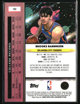 Brooks Barnhizer 2025-26 Topps Chrome Cosmic #152