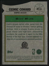 Cedric Coward 2025-26 Bowman Rookie Of The Year Favorites #RY-11
