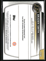 Braden Smith 2025-26 Bowman Chrome Prospect Autographs Purple #CPA-BM #/250