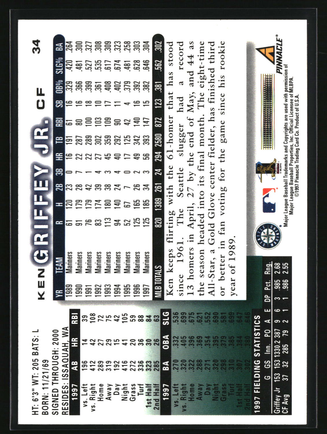 Ken Griffey Jr. 1998 Score #34