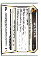 Jorge Quintana 2026 Bowman Chrome Prospects #BCP-93